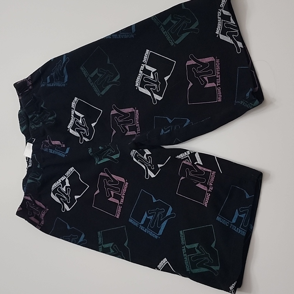 MTV Kids Shorts - Multicolor Graphic on Black